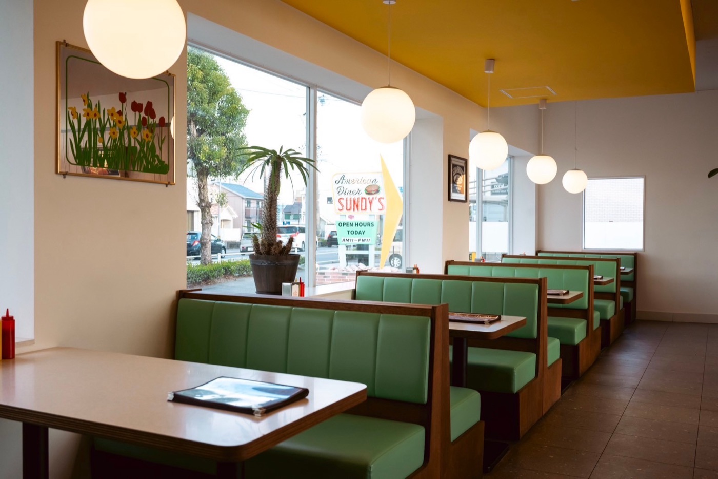 Sundy's American Dinerの店内